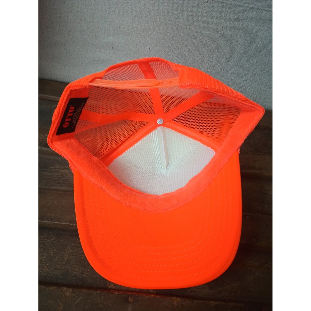 Traeger‎ Day Trucker Hat Mesh Back Neon Orange White BBQ Grill Smoker Cap - Picture 5 of 6